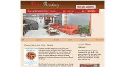 Desktop Screenshot of hotelpalashresidency.com